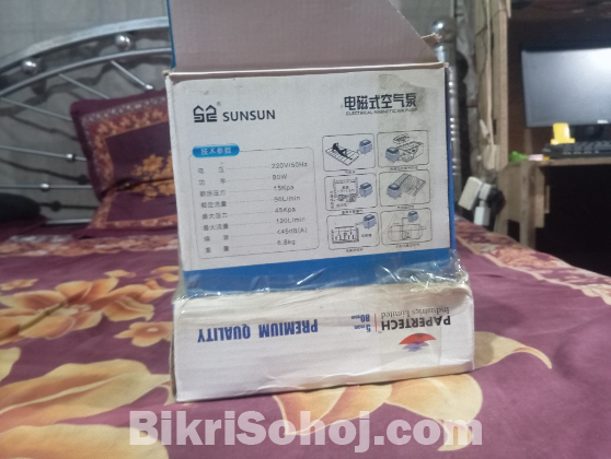 SUNSUN এয়ার পাম্প HJB120 অক্সিজেন এয়ার কম্প্রেসার
